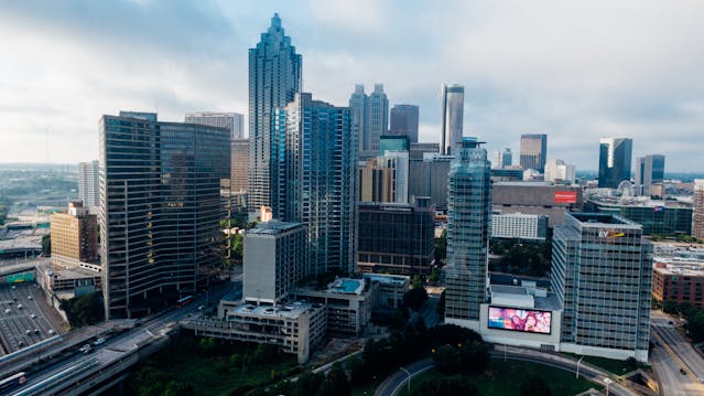 Atlanta, GA commercial real estate skyline