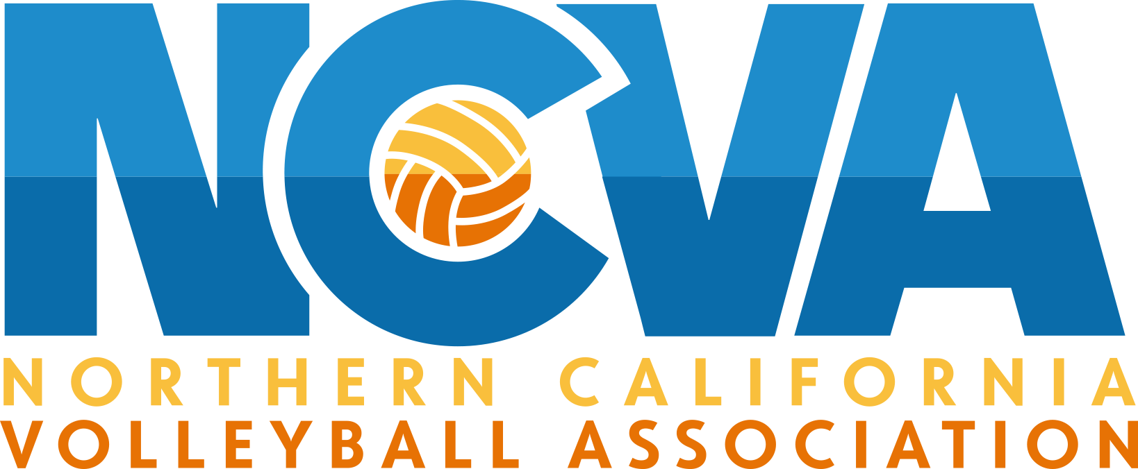 Northern California Volleyball Association (NCVA) logo