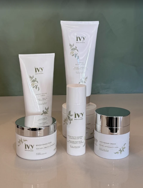 Ivy Skin Studio skincare products
